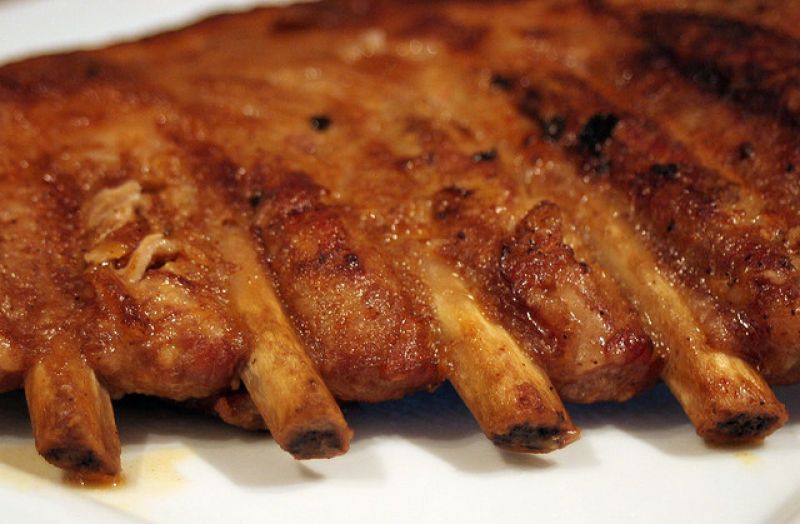 Echines de porc au pimenton